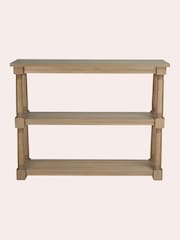 Laura Ashley Oak Wellington Open Low Bookcase - Image 2 of 6