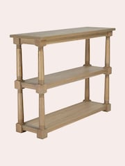 Laura Ashley Oak Wellington Open Low Bookcase - Image 3 of 6
