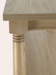 Laura Ashley Oak Wellington Open Low Bookcase - Image 4 of 6