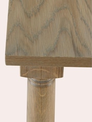 Laura Ashley Oak Wellington Dining Bench - Image 4 of 5