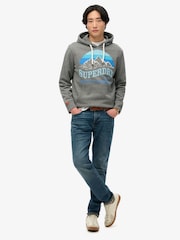 Superdry Grey Great Outdoors Relaxed Hoodie - Image 2 of 6
