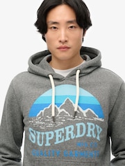 Superdry Grey Great Outdoors Relaxed Hoodie - Image 3 of 6