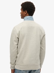 Superdry Grey Essential Logo Crew Loose Fit Sweatshirt - Image 2 of 5