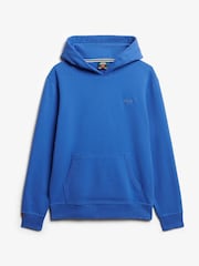 Superdry Blue Essential Loose Fit Logo Hoodie - Image 4 of 5
