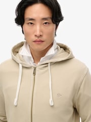 Бежевый - Superdry 100классическое худи на молнии из % хлопка - Image 3 of 5