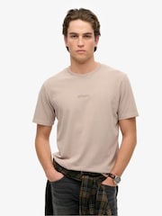 Superdry T-Shirt mit kleinem Logo aus 100 % Baumwolle - Bild 1 von 5