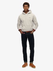 Superdry Grey Essential Loose Fit Logo Hoodie - Image 2 of 5