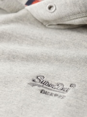 Superdry Grey Essential Loose Fit Logo Hoodie - Image 5 of 5