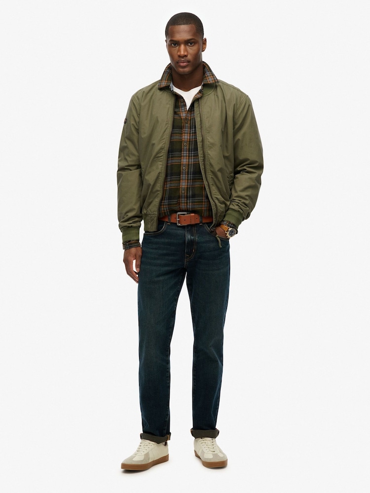 Superdry Green Lightweight Ma1 Bomber 100% Cotton Jacket - Image 2 of 6