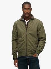 Superdry Green Lightweight Ma1 Bomber 100% Cotton Jacket - Image 3 of 6