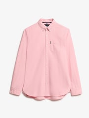 Розовый - Оксфордская рубашка из 100% хлопка Superdry - Изображение 4 из 6