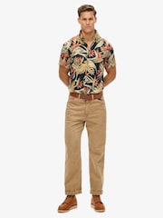 Superdry Blue Chrome Hawaiian Print Shirt - Image 2 of 5