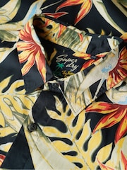 Superdry Blue Chrome Hawaiian Print Shirt - Image 5 of 5