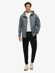 Superdry Blue Tech Logo Zip Hoodie - Image 3 of 6