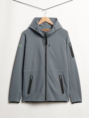 Superdry Blue Tech Logo Zip Hoodie - Image 5 of 6