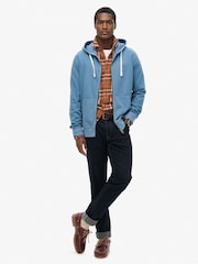 Синий - Superdry 100классическое худи на молнии из % хлопка - Image 3 of 5