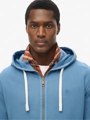Синий - Superdry 100классическое худи на молнии из % хлопка - Image 4 of 5