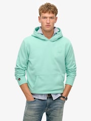 Superdry Green Essential Logo Hoodie - Image 1 of 6