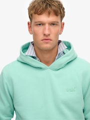 Superdry Green Essential Logo Hoodie - Image 3 of 6