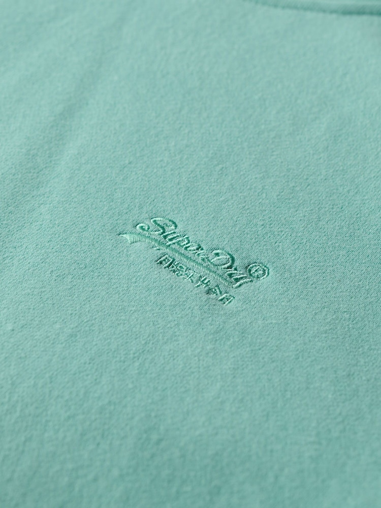 Superdry Green Essential Logo Hoodie - Image 6 of 6
