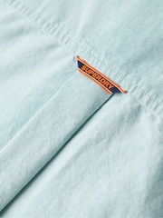 Зеленый - Оксфордская рубашка из 100% хлопка Superdry - Изображение 6 из 6
