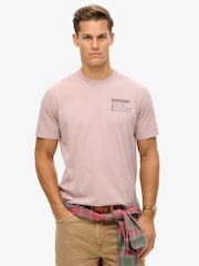Superdry Grey Utility Sport Graphic 100% Cotton T-Shirt - Image 1 of 6