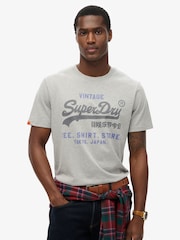 Superdry Grey VL Heritage Relaxed T-Shirt - Image 1 of 5