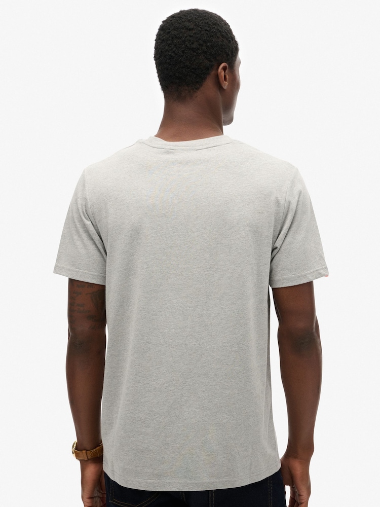 Superdry Grey VL Heritage Relaxed T-Shirt - Image 2 of 5