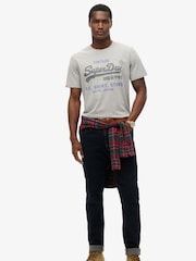 Superdry Grey VL Heritage Relaxed T-Shirt - Image 3 of 5