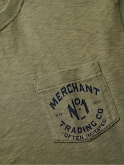 Superdry Green Merchant Graphic Loose Fit 100% Cotton T-Shirt - Image 5 of 5
