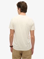 Weiß - Superdry Vl Workwear Relaxed 100% Cotton T-Shirt - Bild 2 von 7