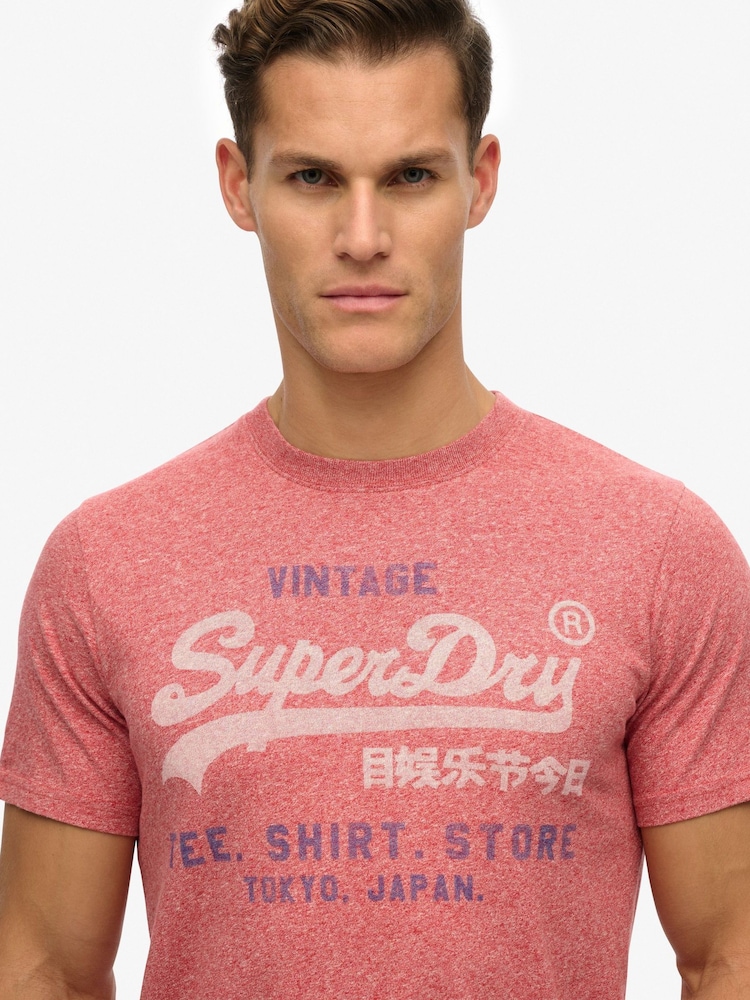 Superdry Pink VL Classic Relaxed T-Shirt - Image 3 of 5