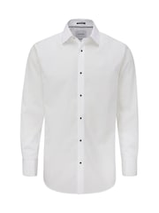 Skopes White Tailored Fit Luxury Formal 100% Cotton Dress Shirt - Image 4 of 6