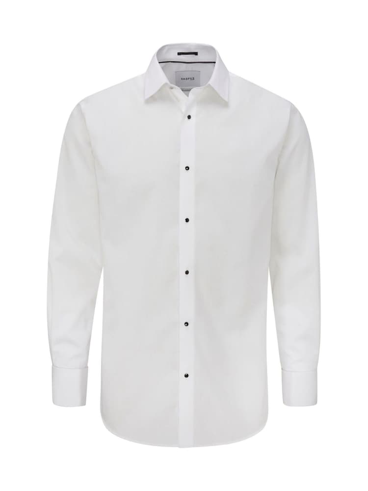 Skopes White Tailored Fit Luxury Formal 100% Cotton Dress Shirt - Image 4 of 6