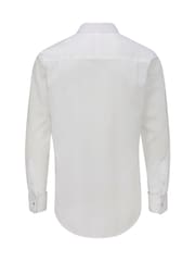 Skopes White Tailored Fit Luxury Formal 100% Cotton Dress Shirt - Image 5 of 6