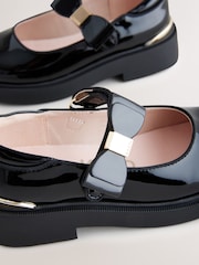 Baker By Ted Baker Mädchen Back To School Spangenschuhe mit dicker Sohle und Schleife, Schwarz - Bild 3 von 5