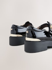 Baker By Ted Baker Mädchen Back To School Spangenschuhe mit dicker Sohle und Schleife, Schwarz - Bild 4 von 5