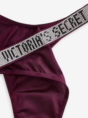Victoria's Secret Kir Red Thong Shine Strap Knickers - Image 2 of 3