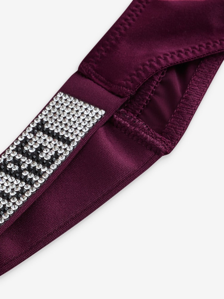 Victoria's Secret Kir Red Thong Shine Strap Knickers - Image 3 of 3 Victoria's Secret Kir Red Thong Shine Strap Knickers - Image 3 of 3