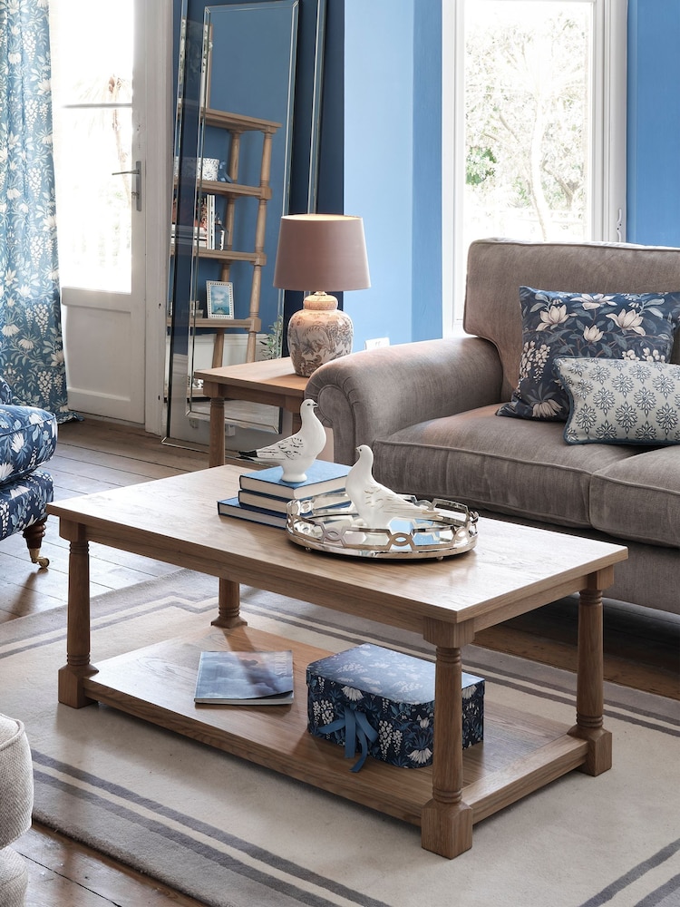 Laura Ashley Oak Wellington Coffee Table - Image 1 of 5