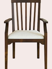 Laura Ashley Dark Chestnut Garrat Carver Chair - Image 2 of 4
