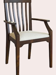 Laura Ashley Dark Chestnut Garrat Carver Chair - Image 3 of 4
