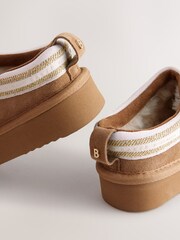 Baker by Ted Baker Girls Suede Mule Clog Slippers - Image 5 of 5