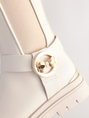 Baker by Ted Baker Girls Tall Knee High Boots with Bow Charm - Image 3 of 7