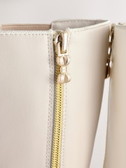 Baker by Ted Baker Girls Tall Knee High Boots with Bow Charm - Image 6 of 7