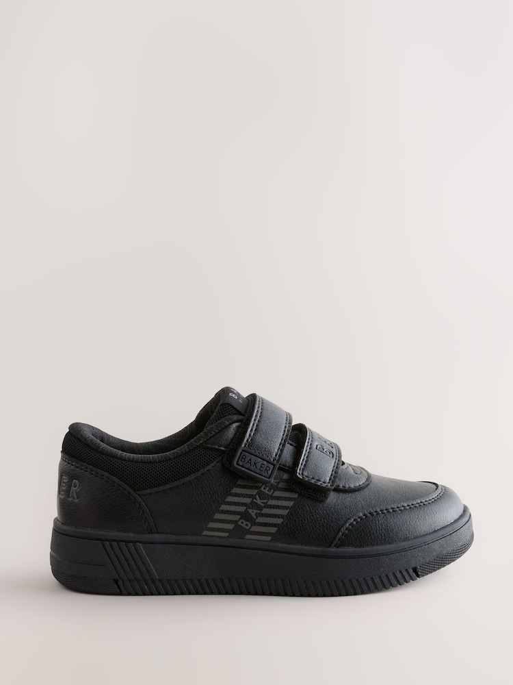 Baker by Ted Baker Boys Back to School Reflective Black Trainers - Image 2 of 6 Baker by Ted Baker Boys Back to School Reflective Black Trainers - Image 2 of 6