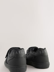 Baker by Ted Baker Boys Back to School Black Branded Tape Trainers - Imagen 4 de 5
