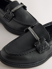 Baker by Ted Baker Boys Back to School Black Loafers - Image 3 of 5