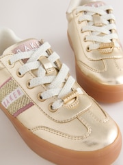 Baker by Ted Baker Girls Tape Trainers with Gum Sole - Image 6 of 6