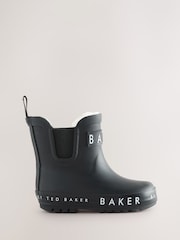 Baker by Ted Baker Boys Faux Fur Lined Welly Boots - Image 2 of 6